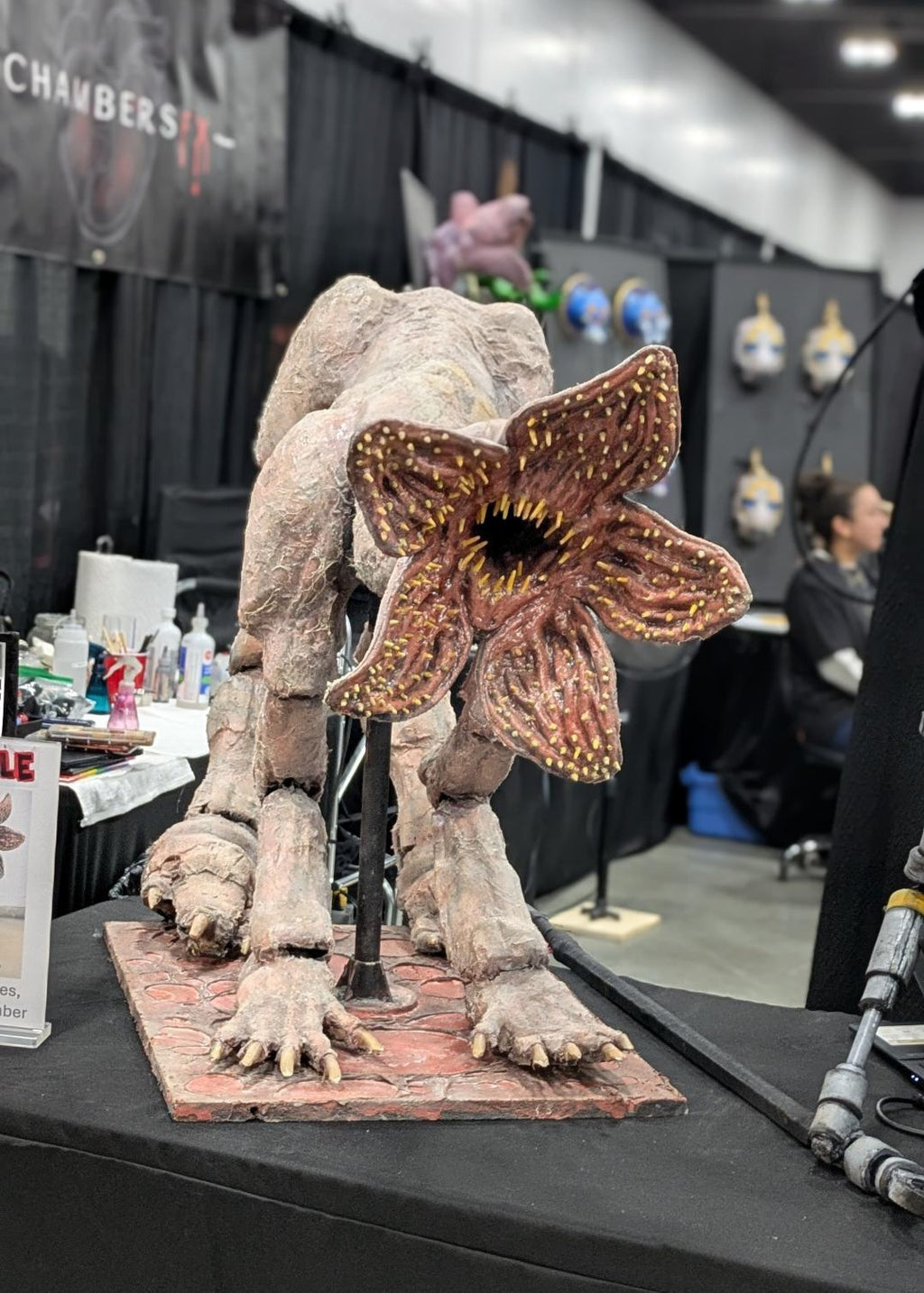 Life-sized Demodog Puppet